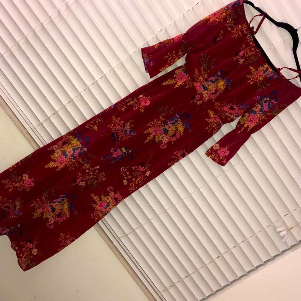 Long floral dress